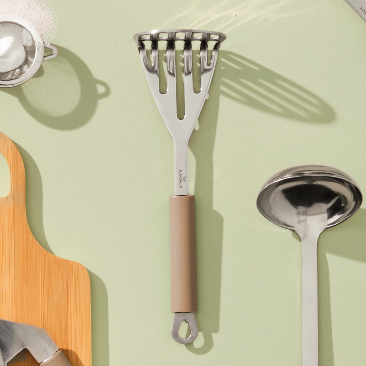 Karaca Lana Krem Ezici