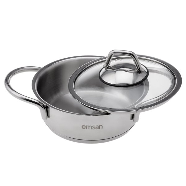 Emsan Easy Life Pişir Sakla 6 Parça Mini Tencere Seti Siyah