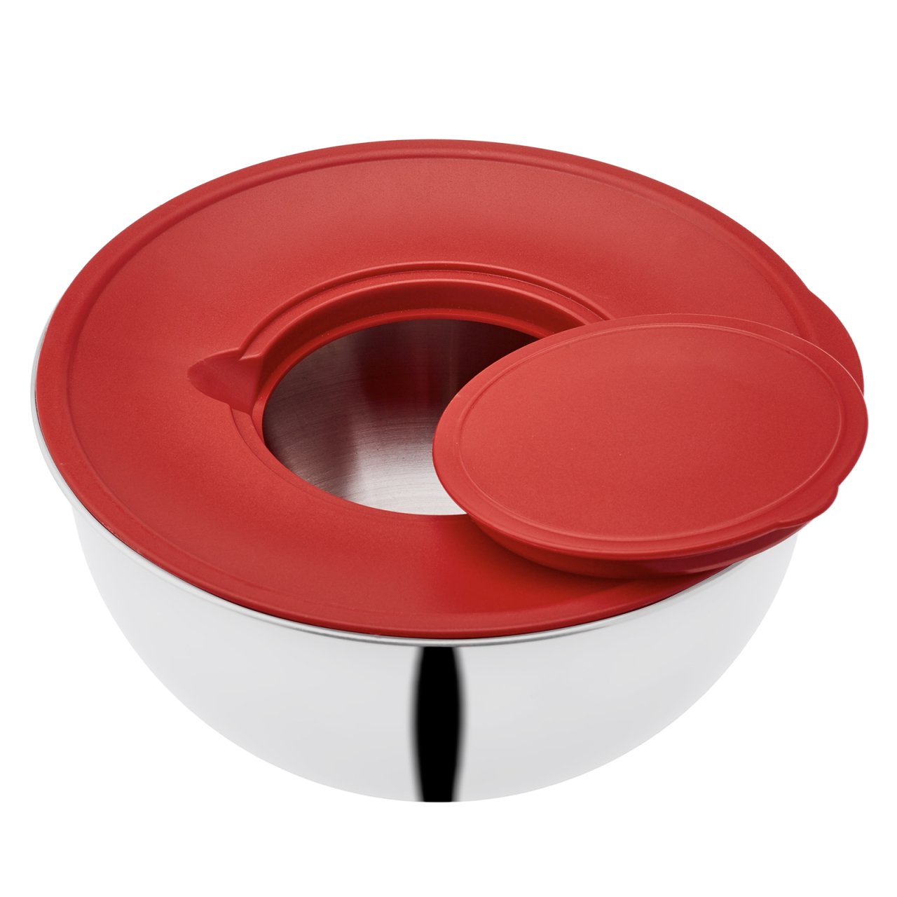 Emsan Easy Life Paslanmaz Çelik Karıştırma Kabı 24 cm Kırmızı