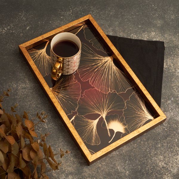 Karaca Home Deep Forest Tepsi Bordo 40x25 cm