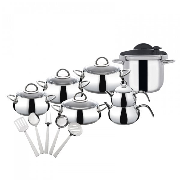 Emsan Everest Forever İndüksiyon Tabanlı 18 Parça Çeyiz Seti