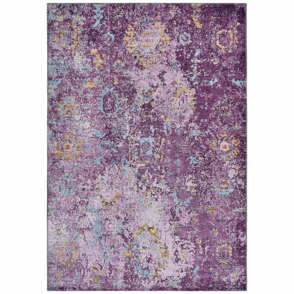 Kaşmir Halı Dekoratif Art Trend Lilac 80x300 cm