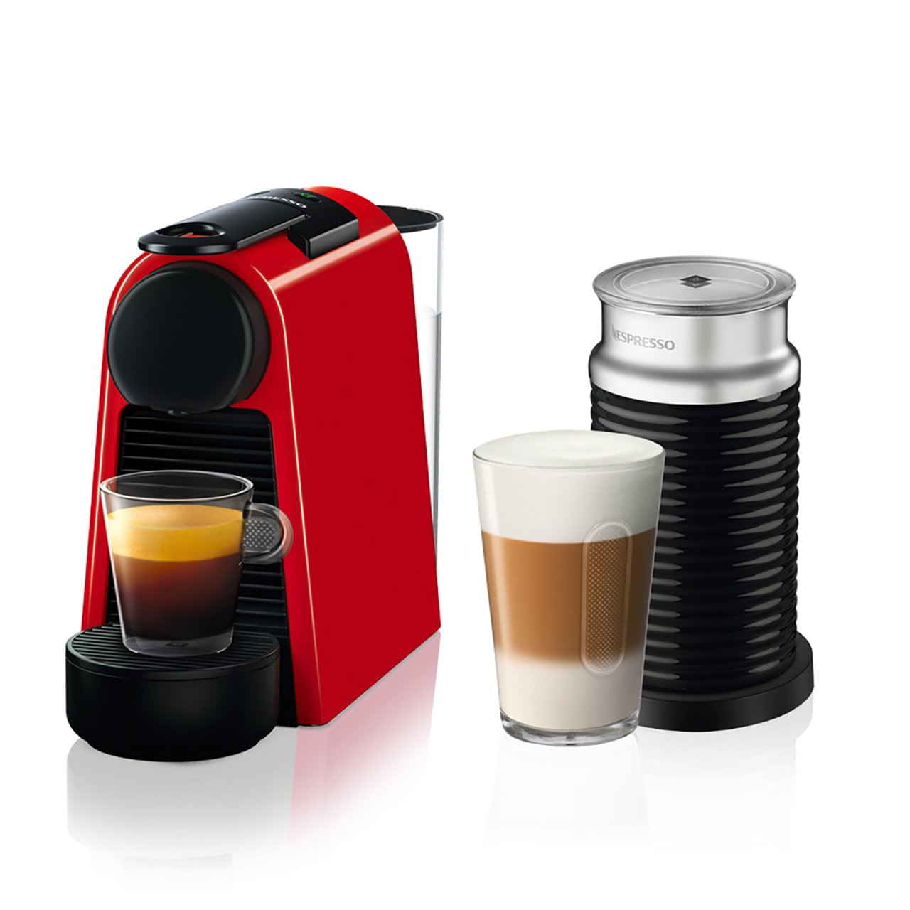 Nespresso Essenza Mini D 35 Red Bundle Kahve Makinesi