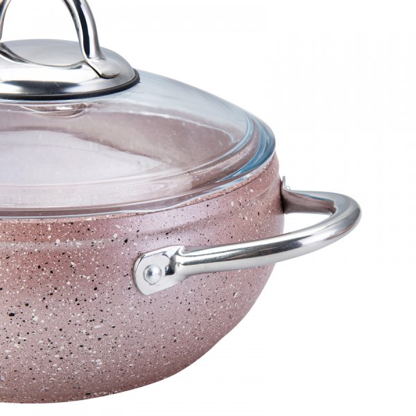 Karaca Avanos Rose Bio Granit 7 Parça Tencere Seti